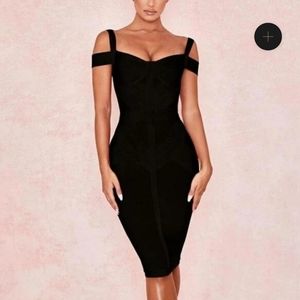Sophia Bandage Dress Classic Black Size S Bodycon Collection